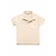 Beige Kids Toweling Polo